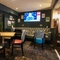An interior shot of the restaurant & TV at the Sitwell Arms in Whiston.