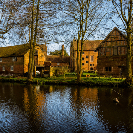 An image of Harvington Hall advertising local attractions near to Chef & Brewer venues.