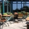 The exterior beer garden seating area at The Yorkshire Grey.