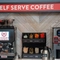 A close up view of the self-serve coffee machine at the Cuckoo Oak in Madeley.