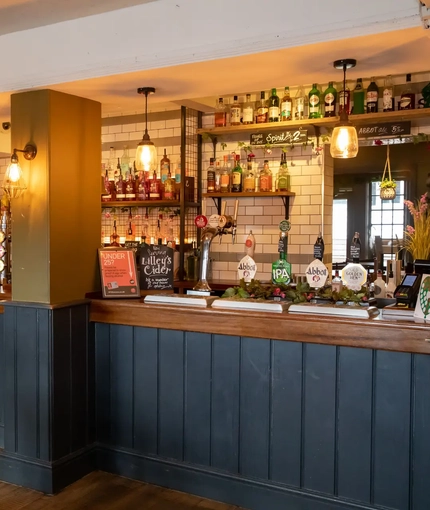 interior bar of the pub