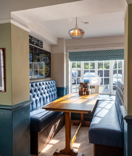 Restaurant area in a pub