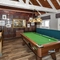 interior of the pub with pool table