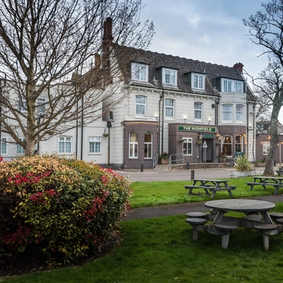 exterior beer garden