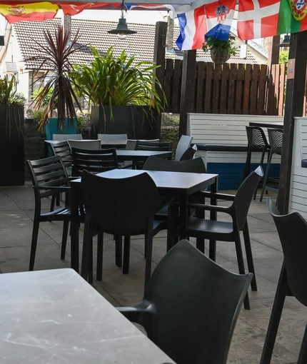 External beer garden