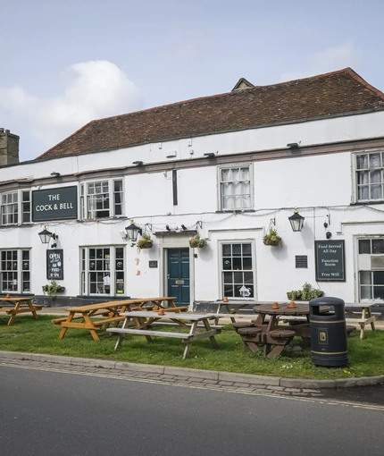 exterior beer garden