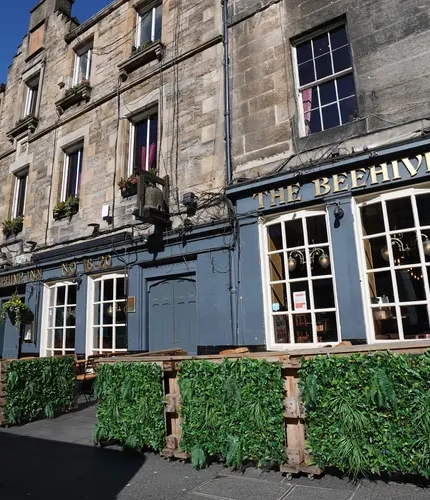 The exterior of The Beehive Inn