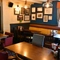 interior of the restaurant and seating area