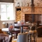 Seating area in a pub restaurant