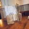 A table in the restaurant area of The Woodman.