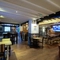 interior of the restaurant with TV