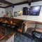 interior seating area and tv
