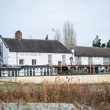 exterior of the riverside