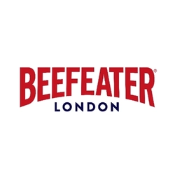 The red and black Beefeater logo on a white background.