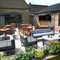 Beer garden outside of a pub