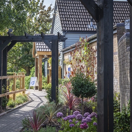 The beer garden at the Boathouse.