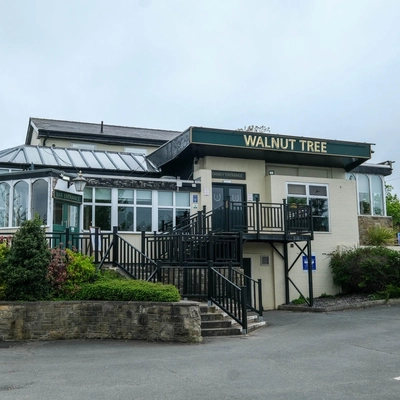 External view of a pub entrance