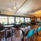 Interior seating area and pool table  of the Cricketers in Southwick