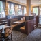 Interior dining area of a pub.