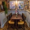 The interior restaurant and seating area at the Tudor Arms.