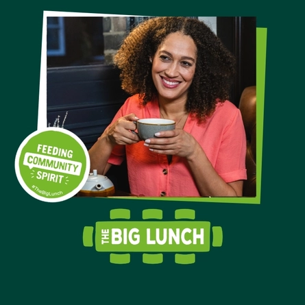 A homepage banner promoting 'The Big Lunch' for Greene King venues.