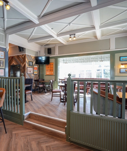 Interior restaurant / seating area.