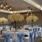 The function room at The Fox Inn decorated for a wedding.
