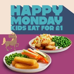 A graphic promoting deals at Hungry Horse.
