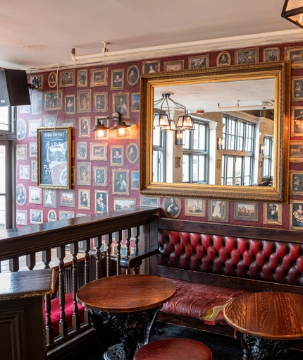 interior restaurant and seating area
