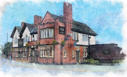 venue render of the exterior of the pub