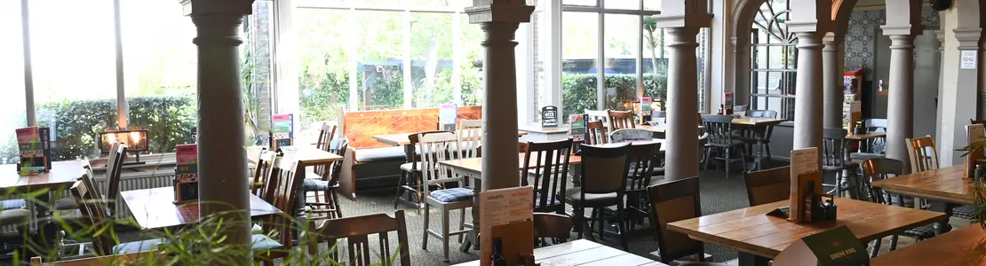 interior seating area of the pub