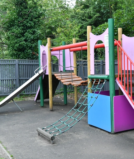 exterior play area of a pub