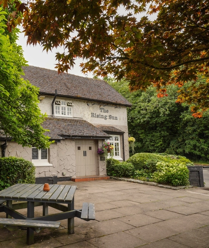 exterior of the beer garden