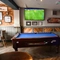 interior games room with pool table