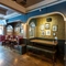 Internal seating area in a pub restaurant