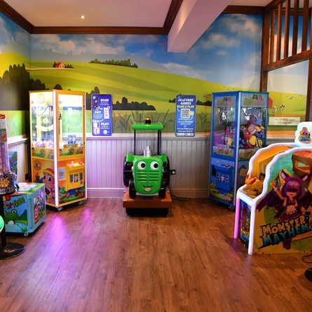 interior seating and play area