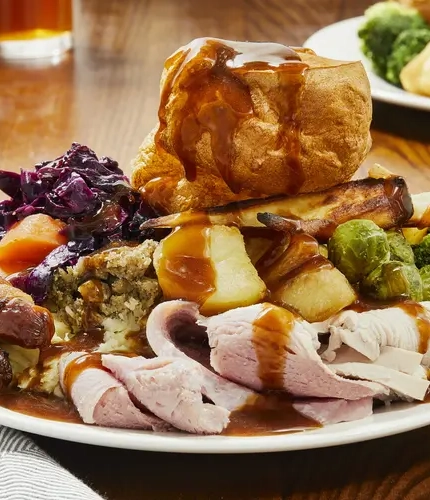 A plate of carvery