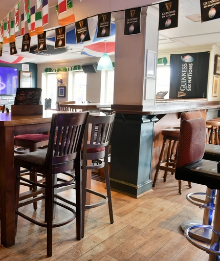 interior seating area