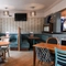 Internal seating area in a pub restaurant