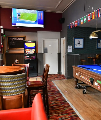 interior seating area