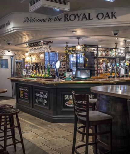 Internal image of a well stocked bar
