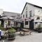 External seating area outside of a pub