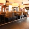 Interior dining area of a pub.