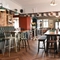 Interior dining area of a pub.