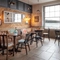 interior restaurant and seating area