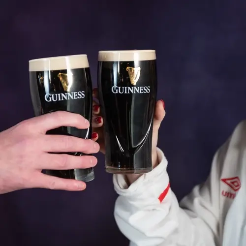 Two pints of Guinness