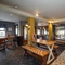 Interior dining area of a pub.