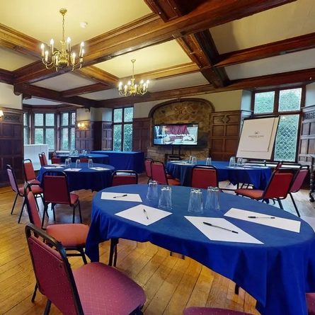 The function room of The Rothley Court Hotel.