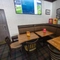 interior seating area and tv