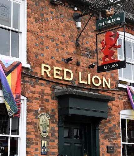 The exterior of The Red Lion